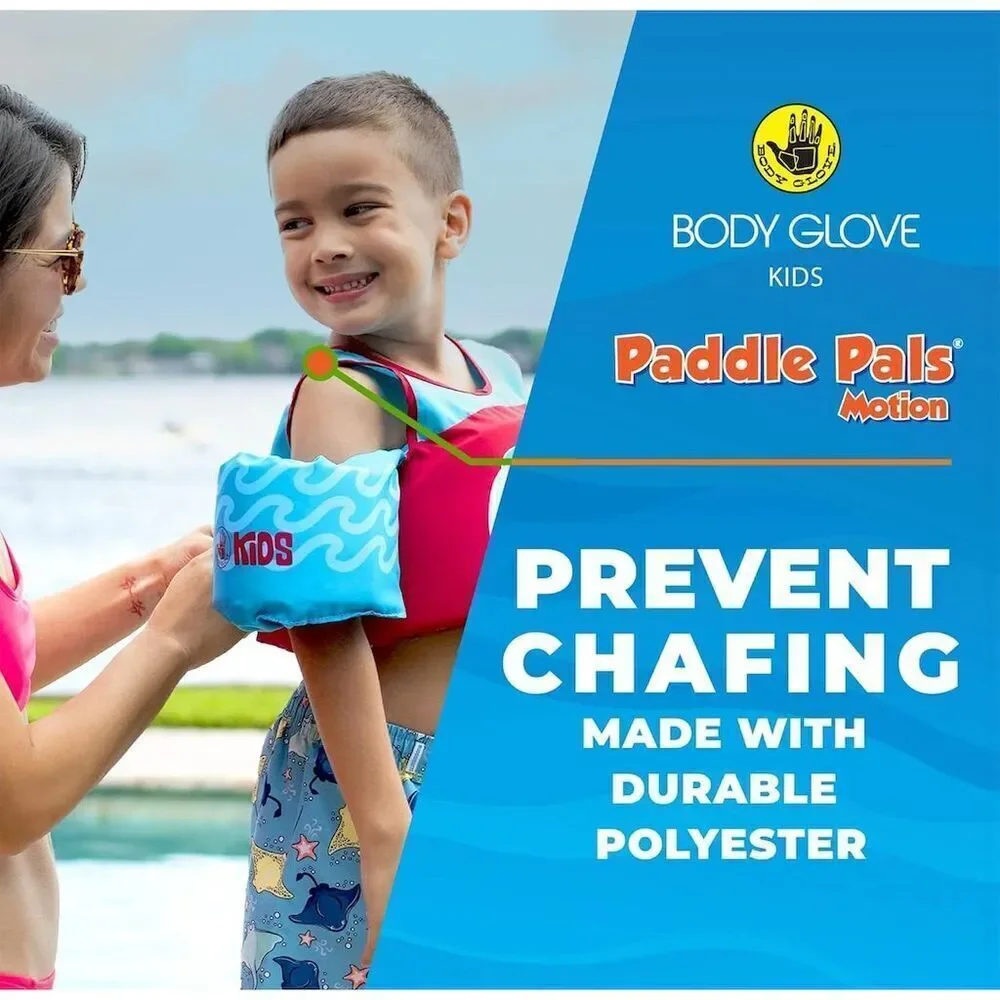 Body Glove Paddle Pals Child's Swim Arm Floaties Vest Race Car Design